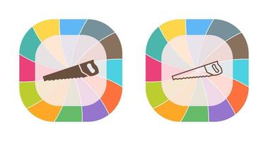 icône de vecteur de scie à main