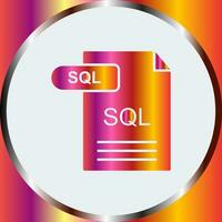 icône de vecteur sql