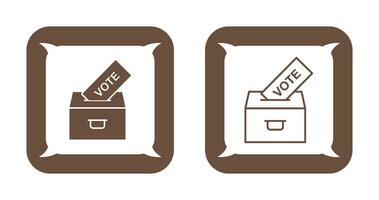 icône de vecteur de vote de casting