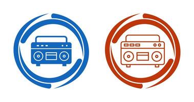 icône de vecteur de lecteur de cassette