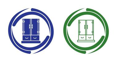 icône de vecteur de tiroir d'armoire