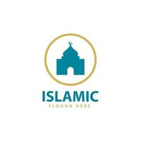 vecteur de conception de logo islamique, illustration d'icône de modèle.