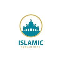 vecteur de conception de logo islamique, illustration d'icône de modèle.