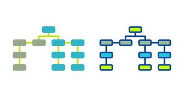 icône de vecteur de structure seo unique