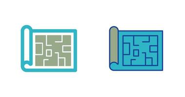 icône de vecteur de plan directeur