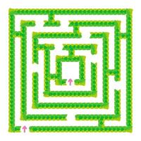 labyrinthe pour les enfants. casse-tête pour les enfants. énigme du labyrinthe. vecteur