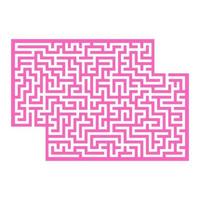 labyrinthe pour les enfants. casse-tête pour les enfants. énigme du labyrinthe. vecteur