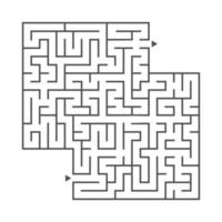 labyrinthe pour les enfants. casse-tête pour les enfants. énigme du labyrinthe. vecteur