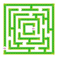 labyrinthe pour les enfants. casse-tête pour les enfants. énigme du labyrinthe. vecteur