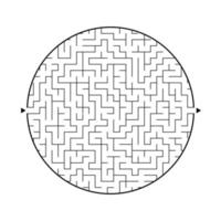 labyrinthe pour les enfants. casse-tête pour les enfants. énigme du labyrinthe. vecteur