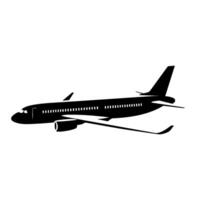 avion silhouette vecteur clipart