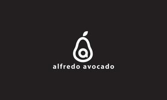 Avocat conception logo vecteur