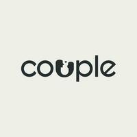 vecteur couple texte logo conception