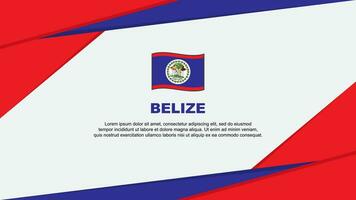 Belize drapeau abstrait Contexte conception modèle. Belize indépendance journée bannière dessin animé vecteur illustration. Belize