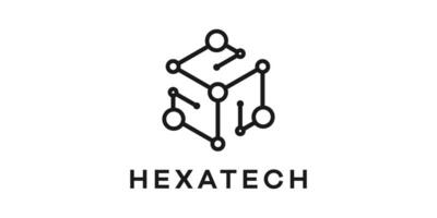 logo abstrait hexagone et La technologie vecteur illustration