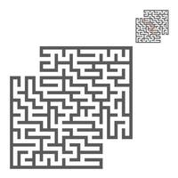 labyrinthe pour les enfants. casse-tête pour les enfants. énigme du labyrinthe. vecteur