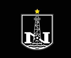 neftchi baku club logo symbole L'Autriche ligue Football abstrait conception vecteur illustration avec noir Contexte