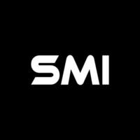 smi lettre logo conception, inspiration pour une unique identité. moderne élégance et Créatif conception. filigrane votre Succès avec le frappant cette logo. vecteur