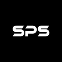 sps lettre logo conception, inspiration pour une unique identité. moderne élégance et Créatif conception. filigrane votre Succès avec le frappant cette logo. vecteur