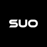 suo lettre logo conception, inspiration pour une unique identité. moderne élégance et Créatif conception. filigrane votre Succès avec le frappant cette logo. vecteur