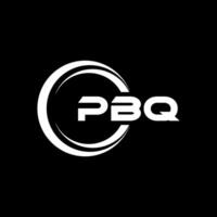 pbq lettre logo conception, inspiration pour une unique identité. moderne élégance et Créatif conception. filigrane votre Succès avec le frappant cette logo. vecteur