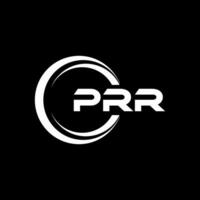 prr lettre logo conception, inspiration pour une unique identité. moderne élégance et Créatif conception. filigrane votre Succès avec le frappant cette logo. vecteur