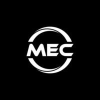 mec lettre logo conception, inspiration pour une unique identité. moderne élégance et Créatif conception. filigrane votre Succès avec le frappant cette logo. vecteur