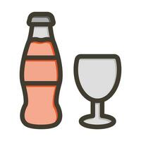 doux boisson vecteur épais ligne rempli couleurs icône pour personnel et commercial utiliser.