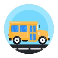 autobus scolaire et véhicule vecteur