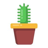 cactus et écologie vecteur