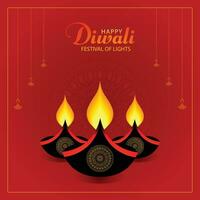 content diwali illustration Contexte conception. vecteur