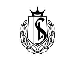 la norme de Liege logo club symbole noir Belgique ligue Football abstrait conception vecteur illustration