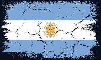 gratuit vecteur plat conception grunge Argentine drapeau Contexte