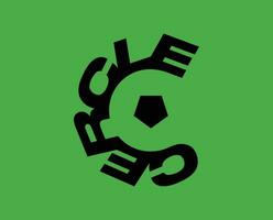 cercle brugge club logo symbole Belgique ligue Football abstrait conception vecteur illustration avec vert Contexte