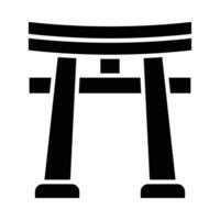 torii porte vecteur glyphe icône pour personnel et commercial utiliser.