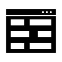 disposition vecteur glyphe icône pour personnel et commercial utiliser.