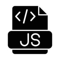 javascript vecteur glyphe icône pour personnel et commercial utiliser.