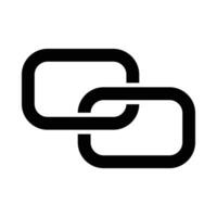 liens vecteur glyphe icône pour personnel et commercial utiliser.