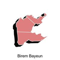 carte de birème bayeun ville illustration conception modèle, adapté pour votre entreprise vecteur