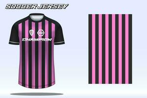 football Jersey maquette pour Football club. vecteur sublimation des sports vêtements conception. uniforme de face vue modèles Football Jersey.