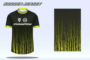 football Jersey maquette pour Football club. vecteur sublimation des sports vêtements conception. uniforme de face vue modèles Football Jersey.