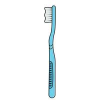 brosse à dents pour brossage dents, Couleur vecteur illustration, dessin animé style