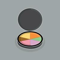 Couleur correcteur palette vecteur