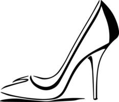des chaussures ou haute talons vecteur conception élément eps des dossiers