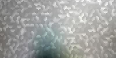 texture vecteur gris clair avec des hexagones colorés.