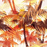 Imprimé d&#39;été tropical avec palme. vecteur