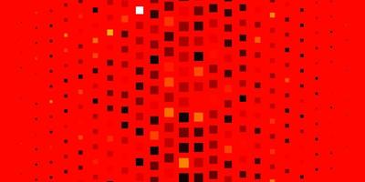 texture de vecteur rouge et jaune clair dans un style rectangulaire.