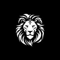 Lion - minimaliste et plat logo - vecteur illustration