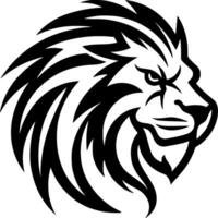 lion, noir et blanc vecteur illustration