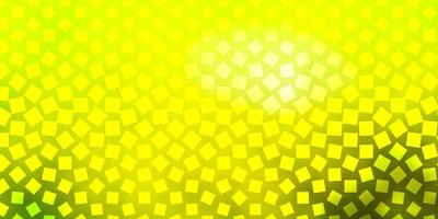 modèle vectoriel vert clair, jaune dans un style carré.